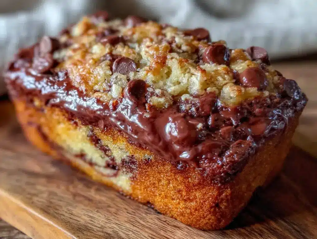 banana bread triple chocolat - featured image