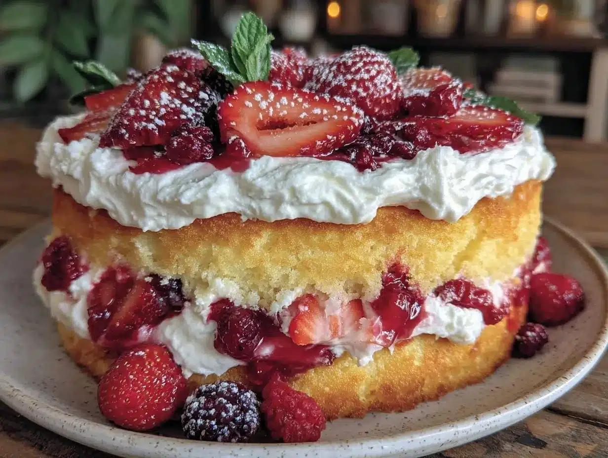 bento cake fraisier preparation steps