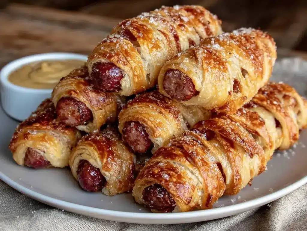 bouchées de mummy hot dog croustillantes - featured image
