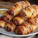 bouchées de mummy hot dog croustillantes - featured image