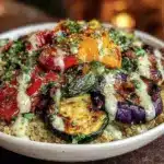 bowl de quinoa estival aux légumes grillés - featured image