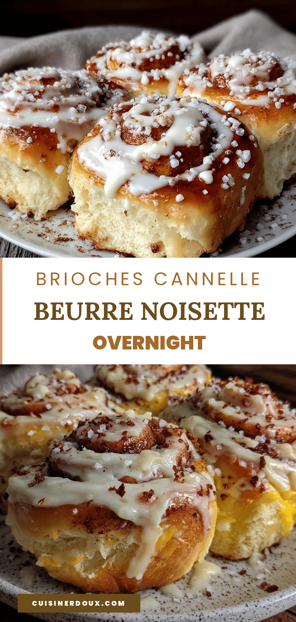 brioches cannelle beurre noisette overnight recipe