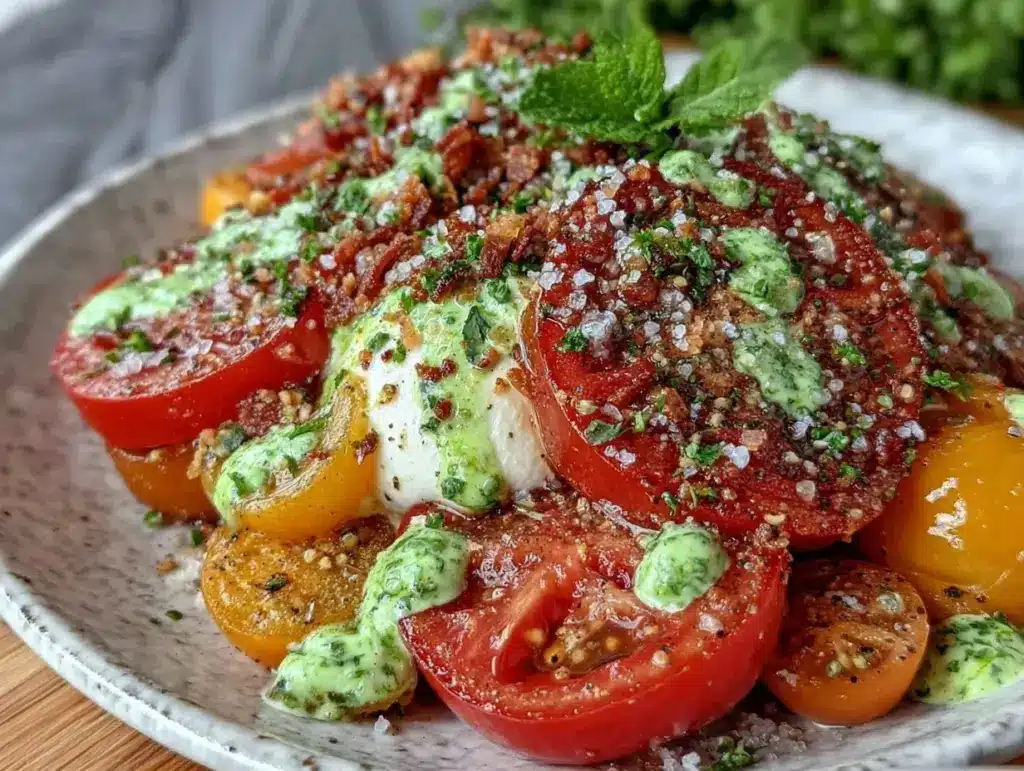 burrata avec tomates anciennes - featured image