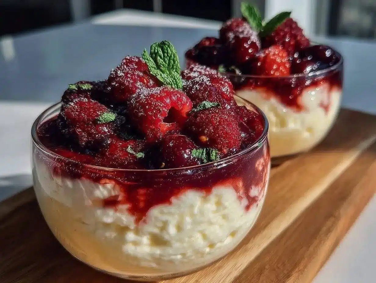 cheesecake glacé aux fruits rouges sans cuisson preparation steps