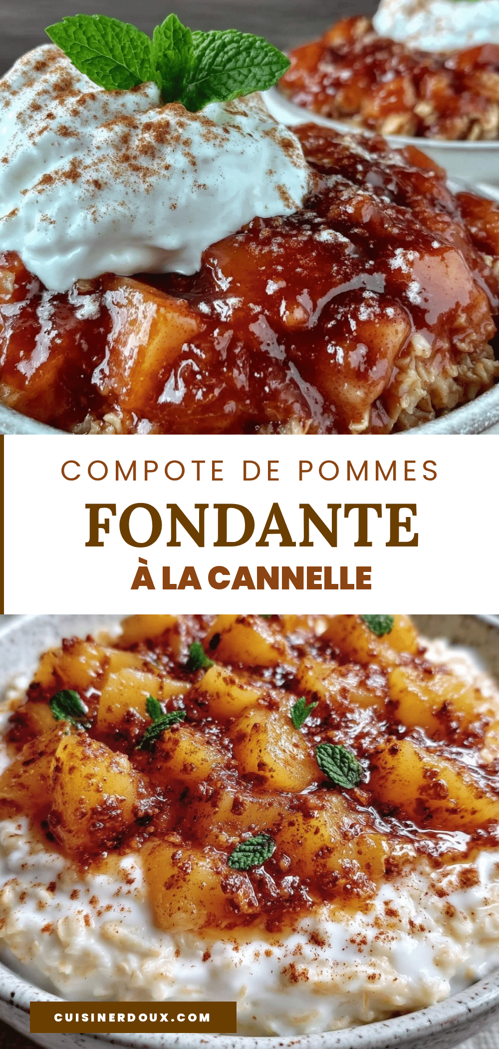 compote de pommes à la cannelle recipe