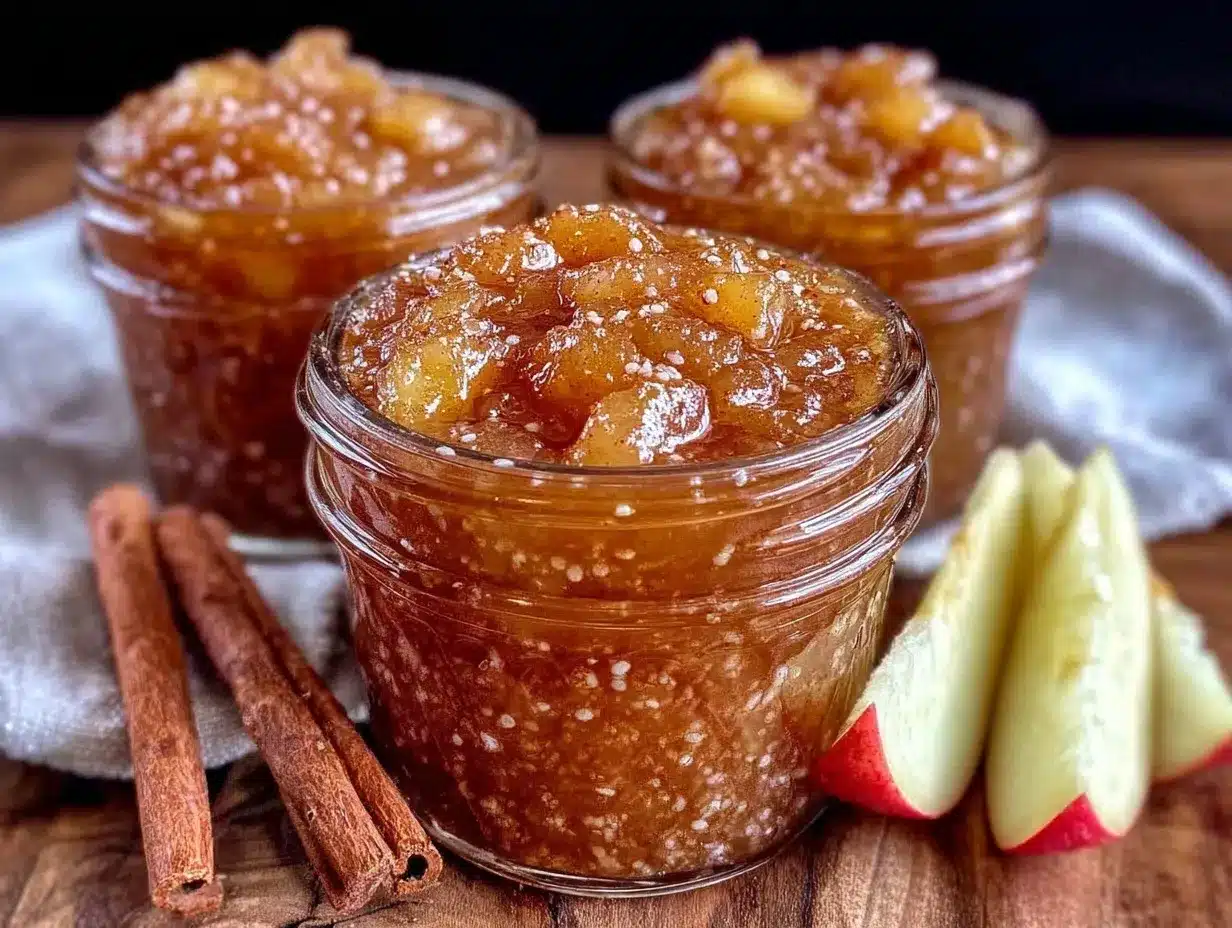 compote de pommes cannelle maison sans sucre preparation steps