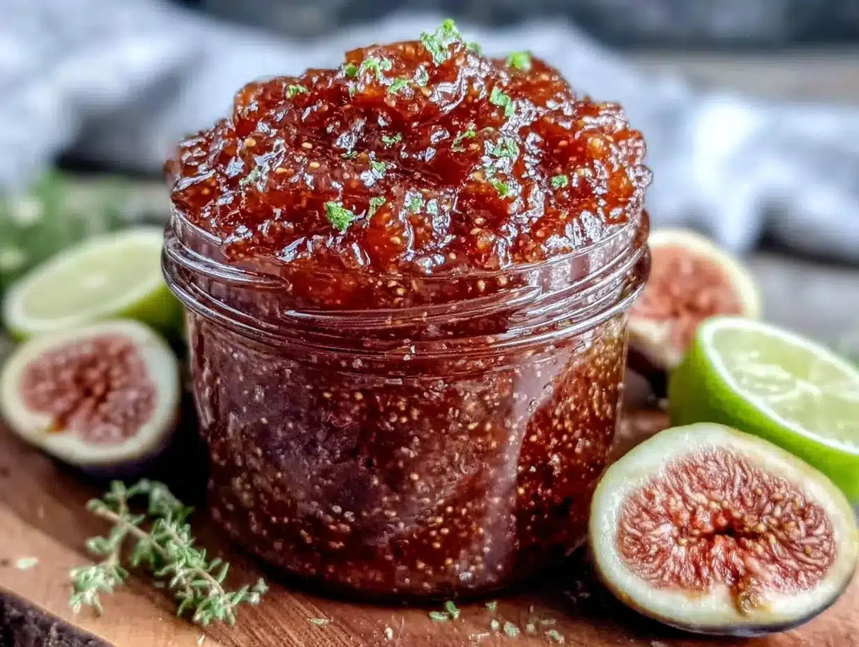 confiture de figues fraîches au citron et gingembre preparation steps