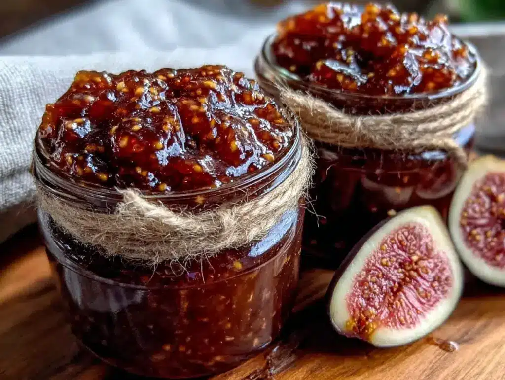 confiture de figues fraîches au miel et vanille maison - featured image