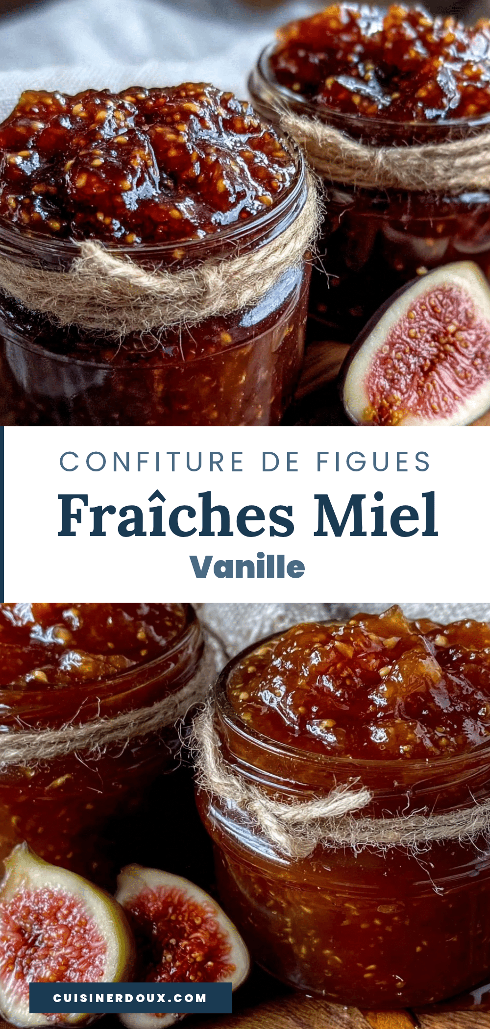 confiture de figues fraîches au miel et vanille maison recipe