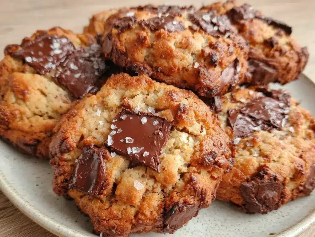 cookies New-York style très épais chocolat noir fleur de sel - featured image