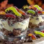 coupes gâteau terre sombre Oreo Halloween - featured image