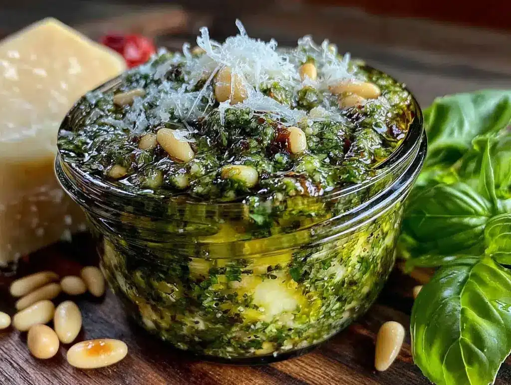 crémeux pesto basilic maison - featured image