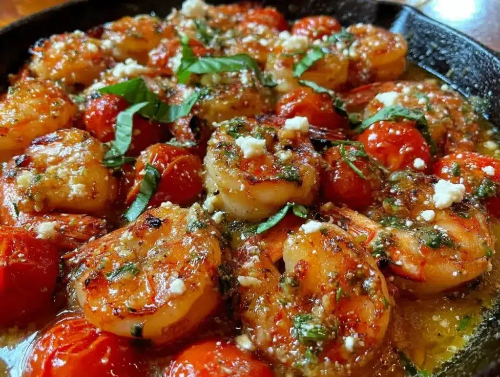 crevettes mรฉditerranรฉennes en poรชle - featured image