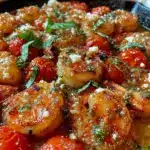 crevettes méditerranéennes en poêle - featured image