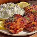 cuisse de poulet grecque au citron - featured image