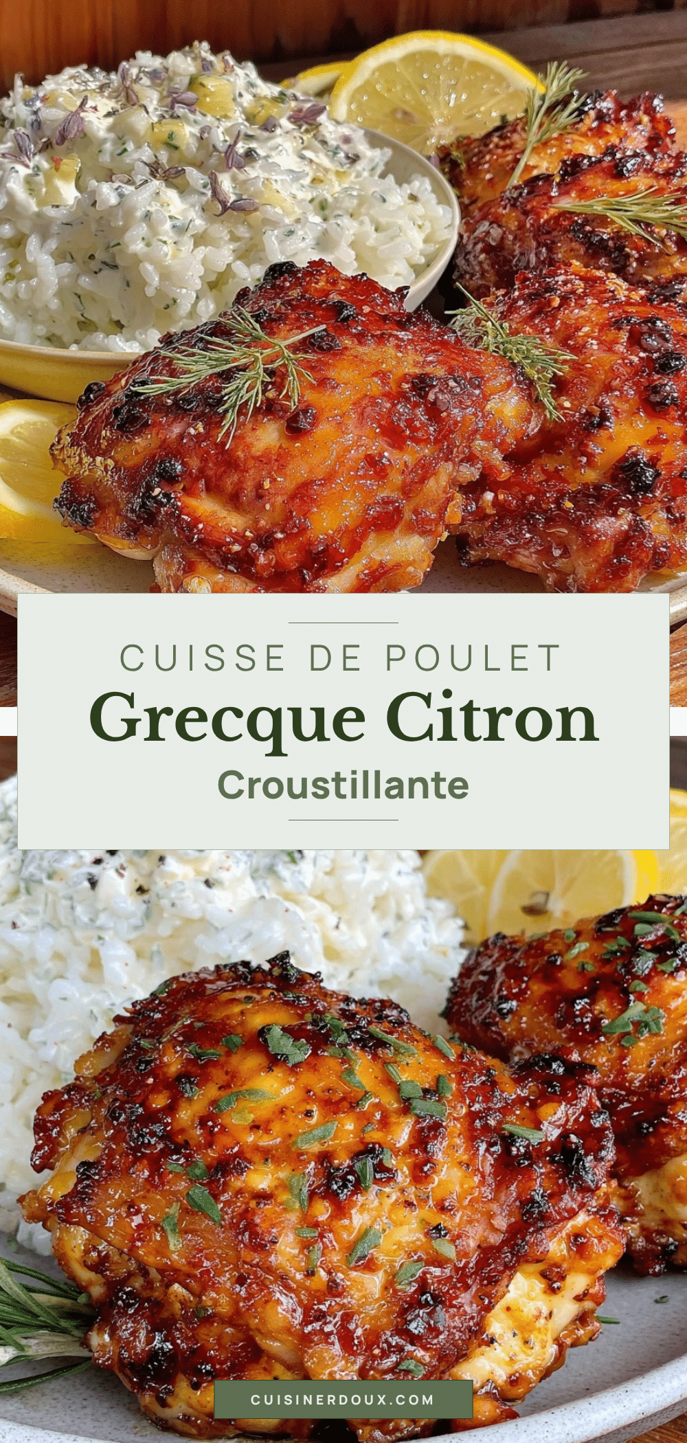 cuisse de poulet grecque au citron recipe