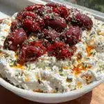 dip de feta fouettée aux poivrons grillés - featured image