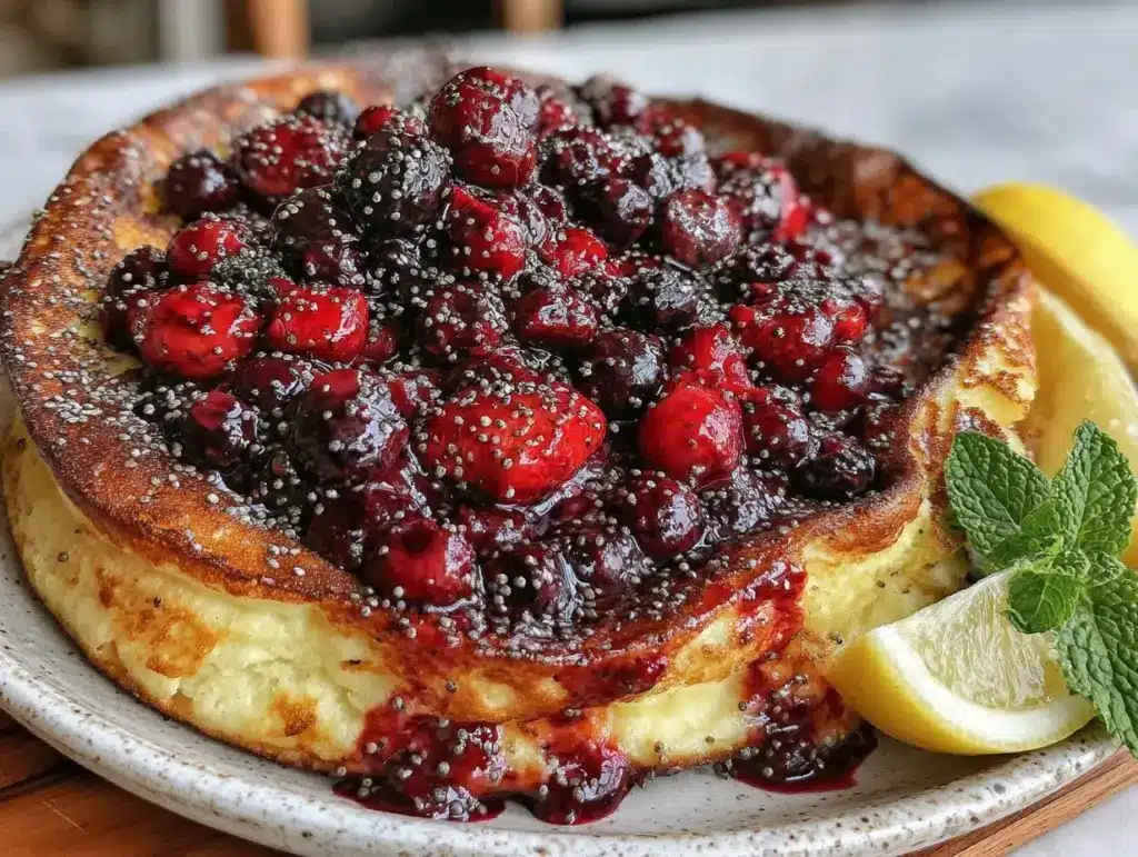 Dutch Baby citron pépins de pavot - featured image