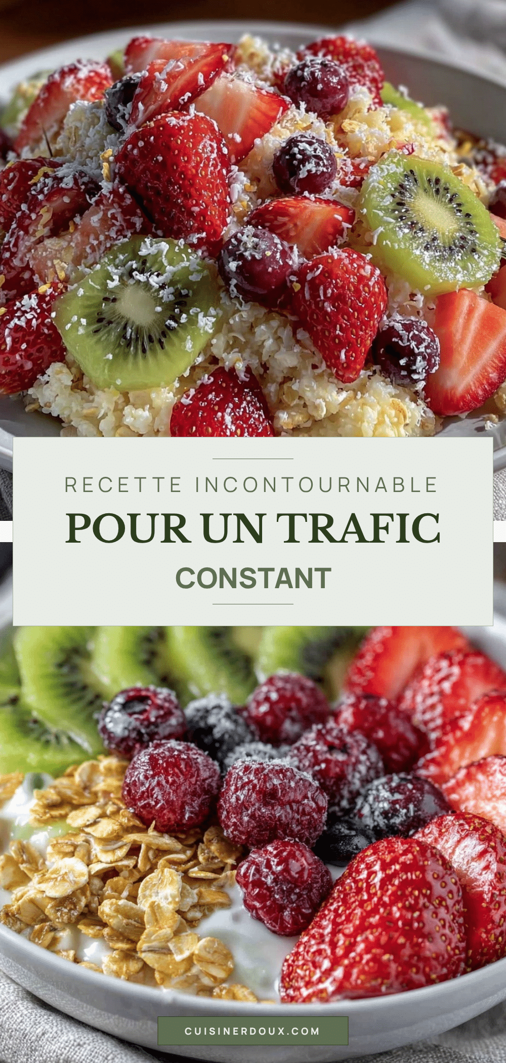 frais flocons d’avoine aux fruits recipe