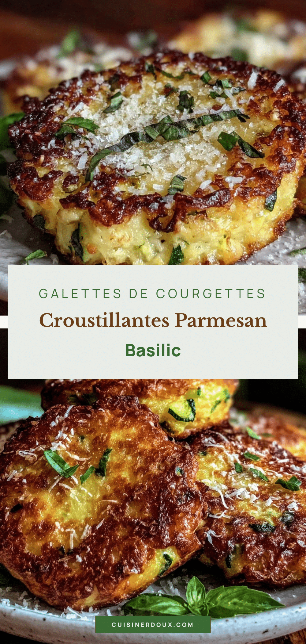 galettes de courgettes au parmesan recipe