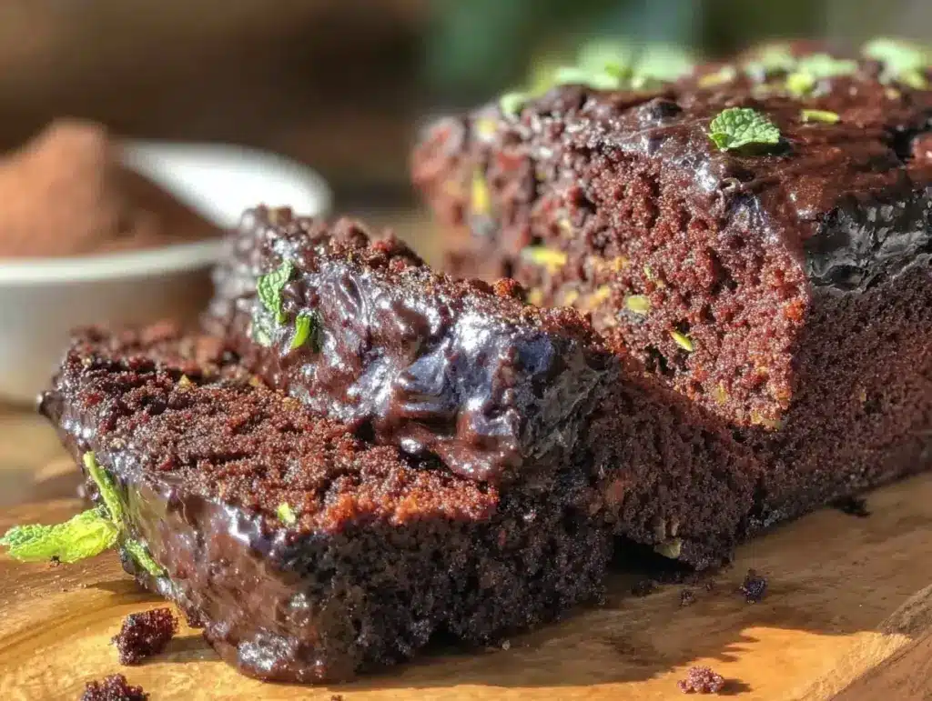 gâteau courgette chocolat noir sans beurre - featured image