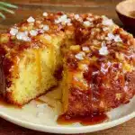 gâteau épicé pommes noix caramel salé - featured image