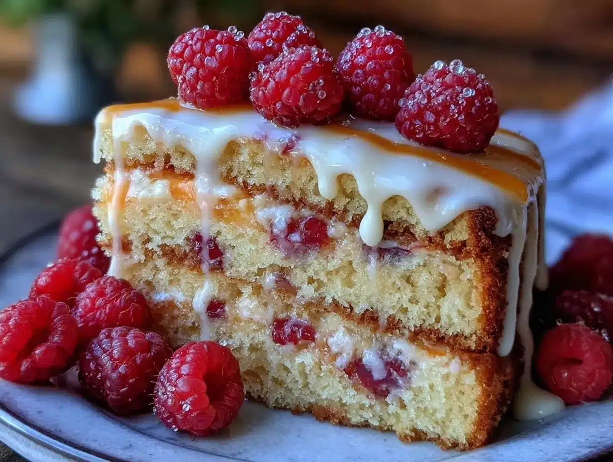 gâteau framboise champagne preparation steps