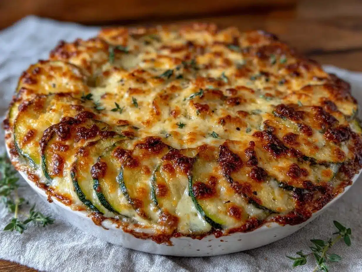 gratin de courgettes fondant à l emmental sans crème preparation steps