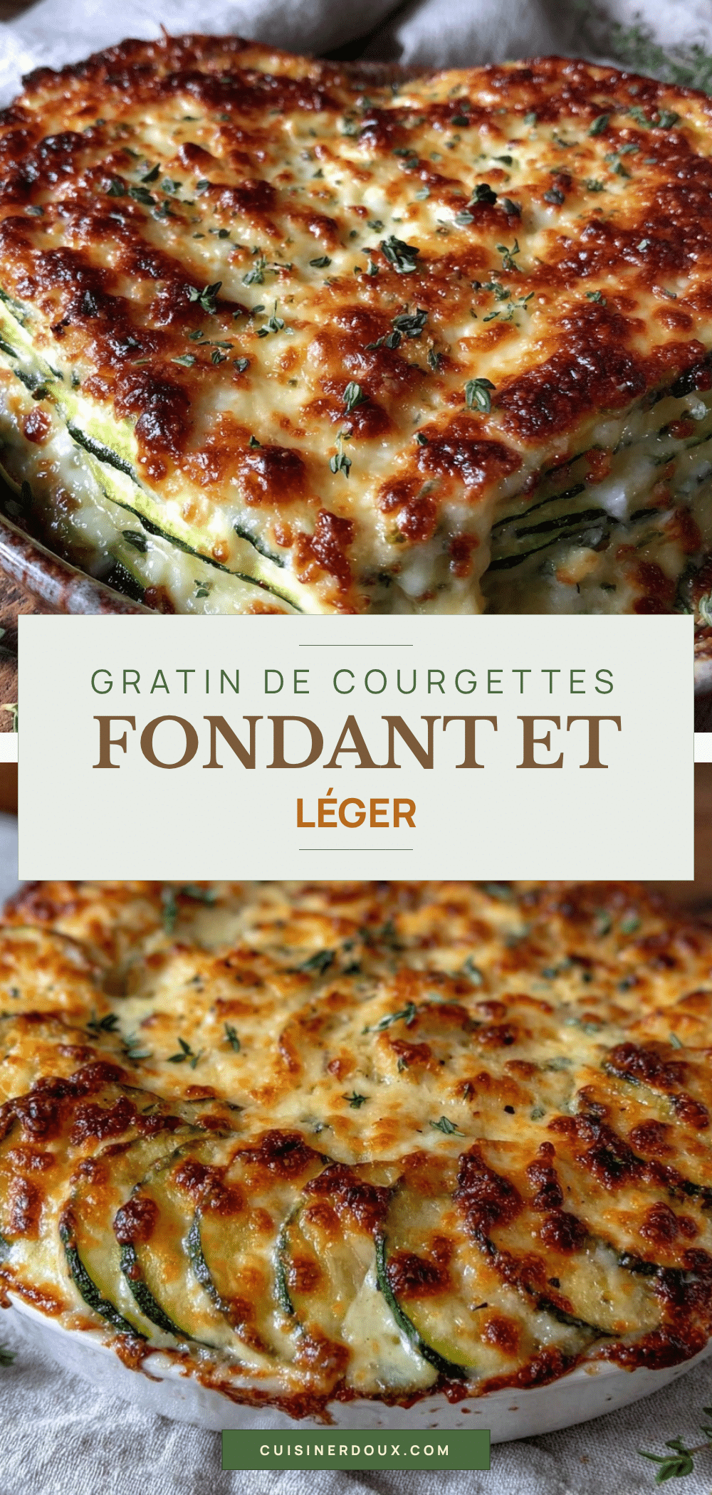 gratin de courgettes fondant à l emmental sans crème recipe