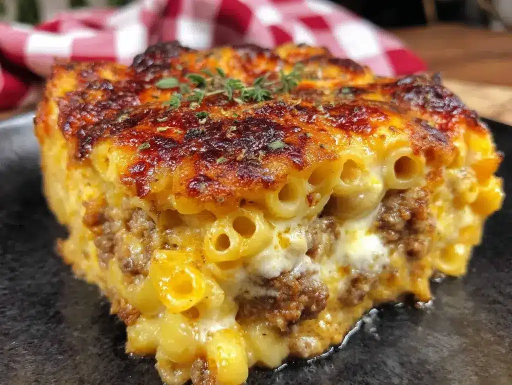 gratin de pâtes à la bolognaise maison - featured image