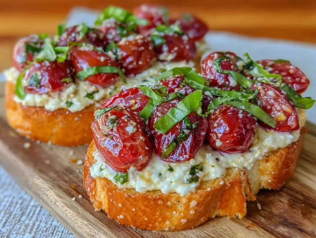 mini bouchées apéro tomate-basilic sans cuisson - featured image