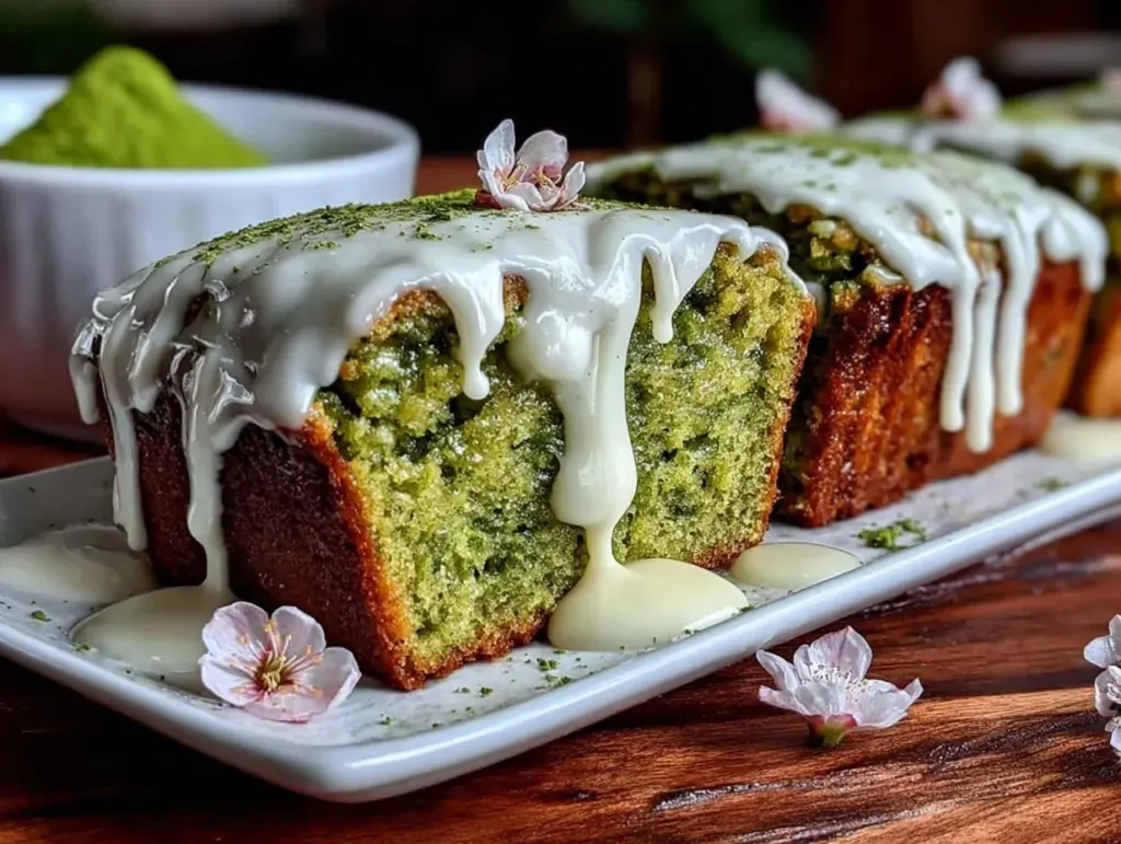 moelleux gâteau au matcha - featured image