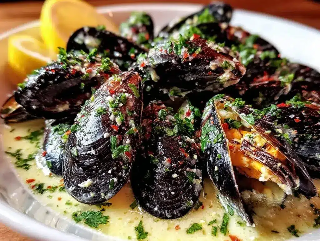 moules marinières à la crème fraîche - featured image
