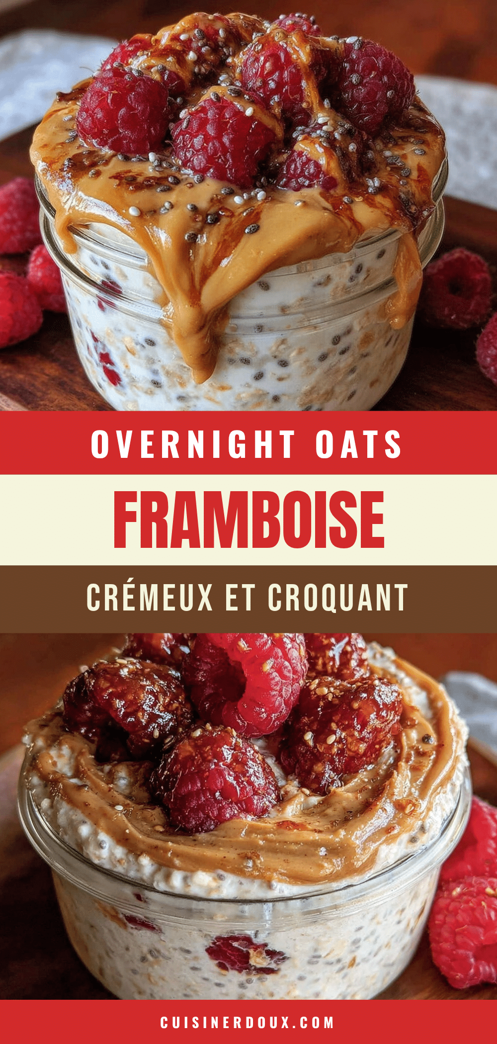 overnight oats framboise recipe
