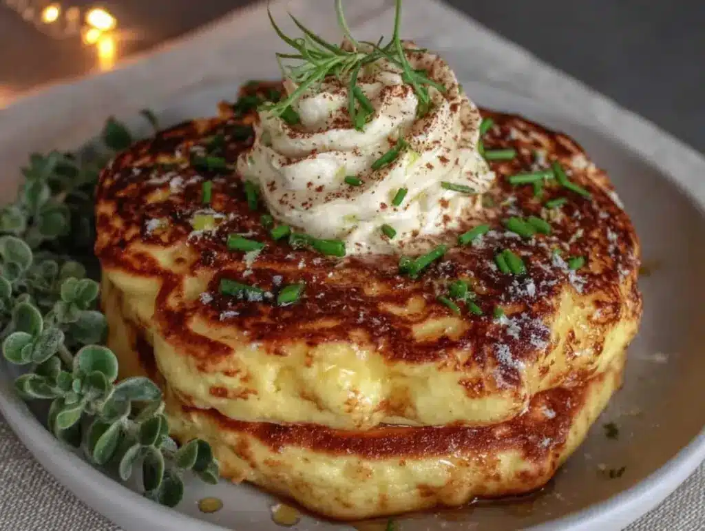 pancakes soufflés japonais au matcha - featured image