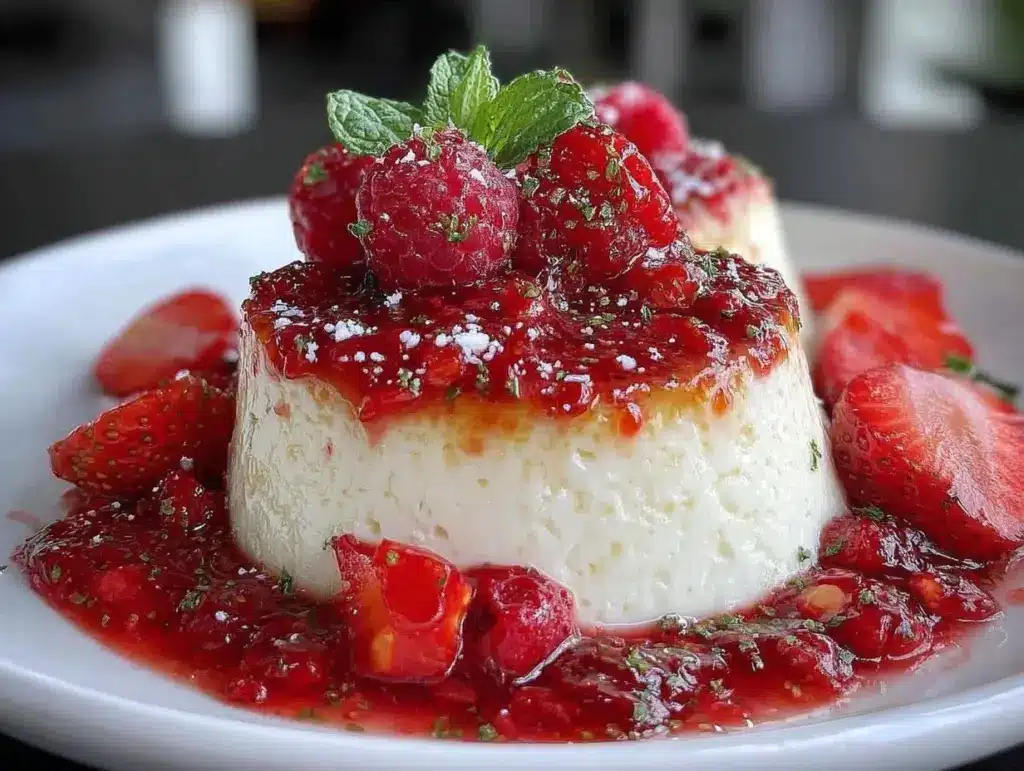 panna cotta à la vanille - featured image