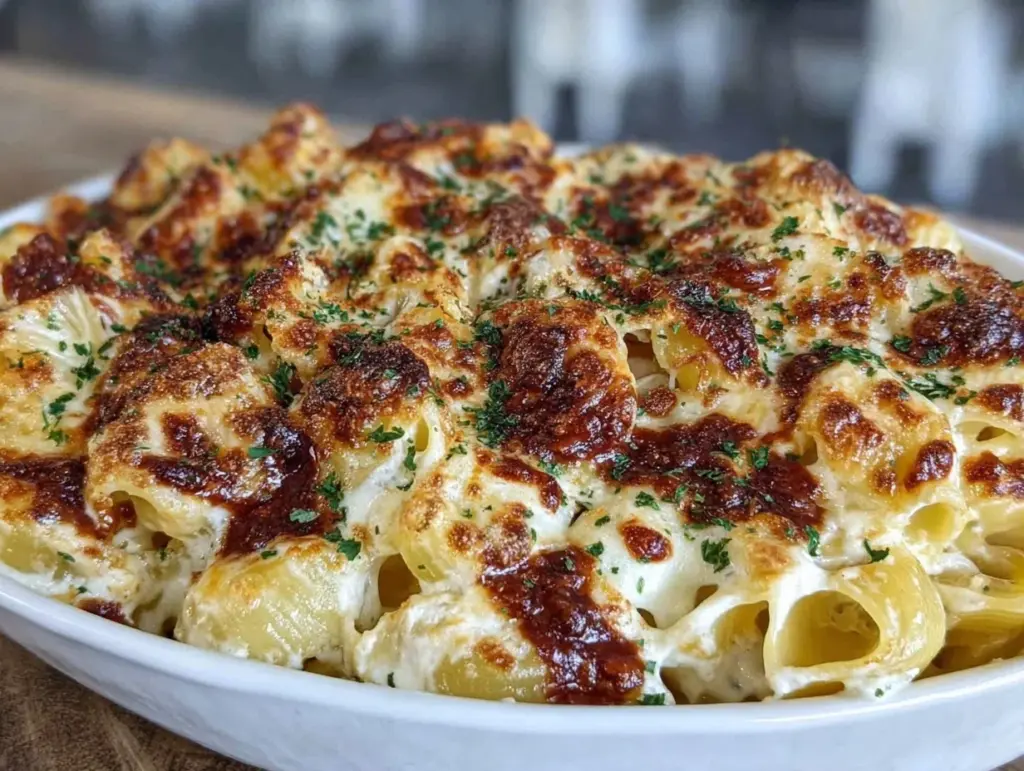 pasta e fagioli gratinée au fromage - featured image