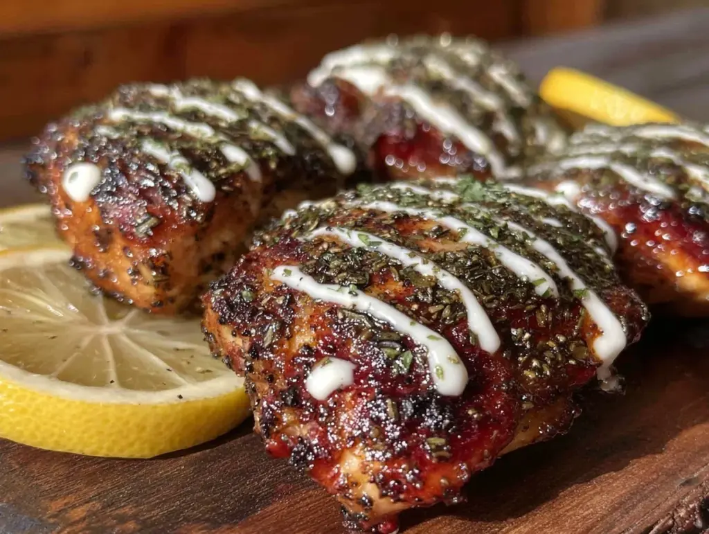poulet grillé mariné au zaatar citron et yaourt grec - featured image