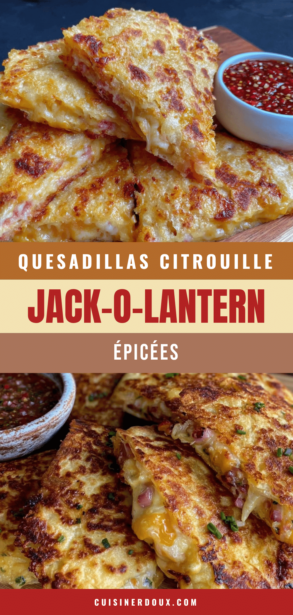 quesadillas citrouille épicées recipe