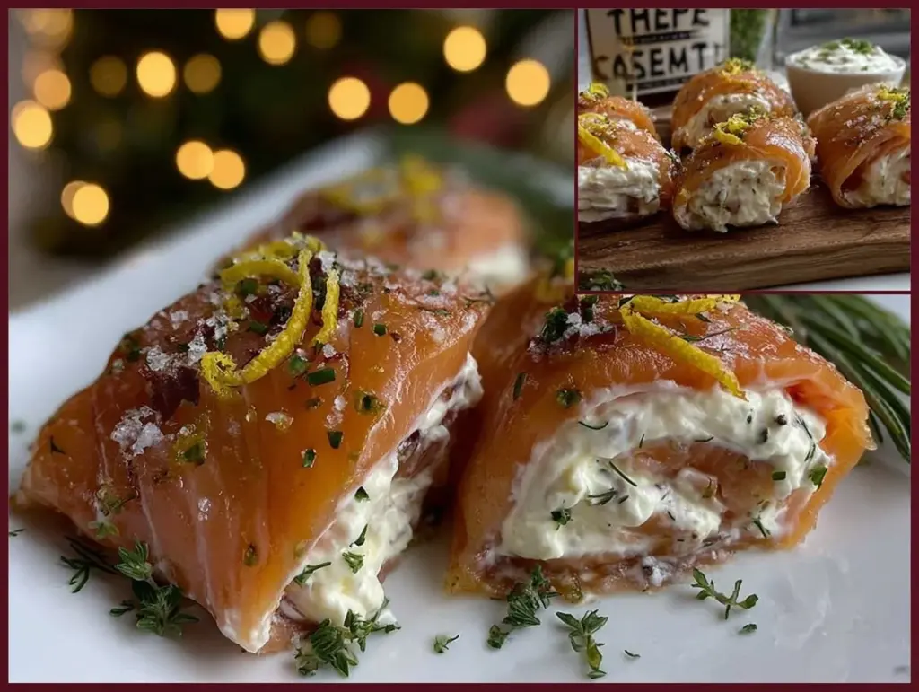 roulés apéritifs saumon fumé cream cheese - featured image