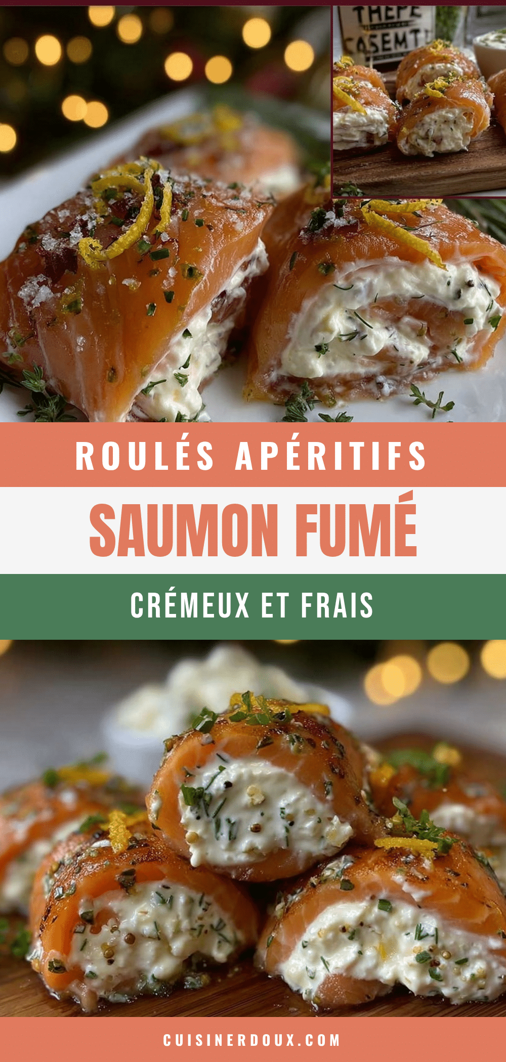 roulés apéritifs saumon fumé cream cheese recipe
