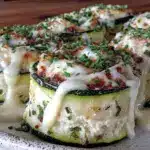 roulés de lasagnes courgette ricotta au citron - featured image