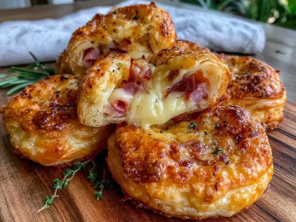 roulés feuilletés jambon fromage - featured image