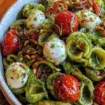 salade de pâtes au pesto - featured image
