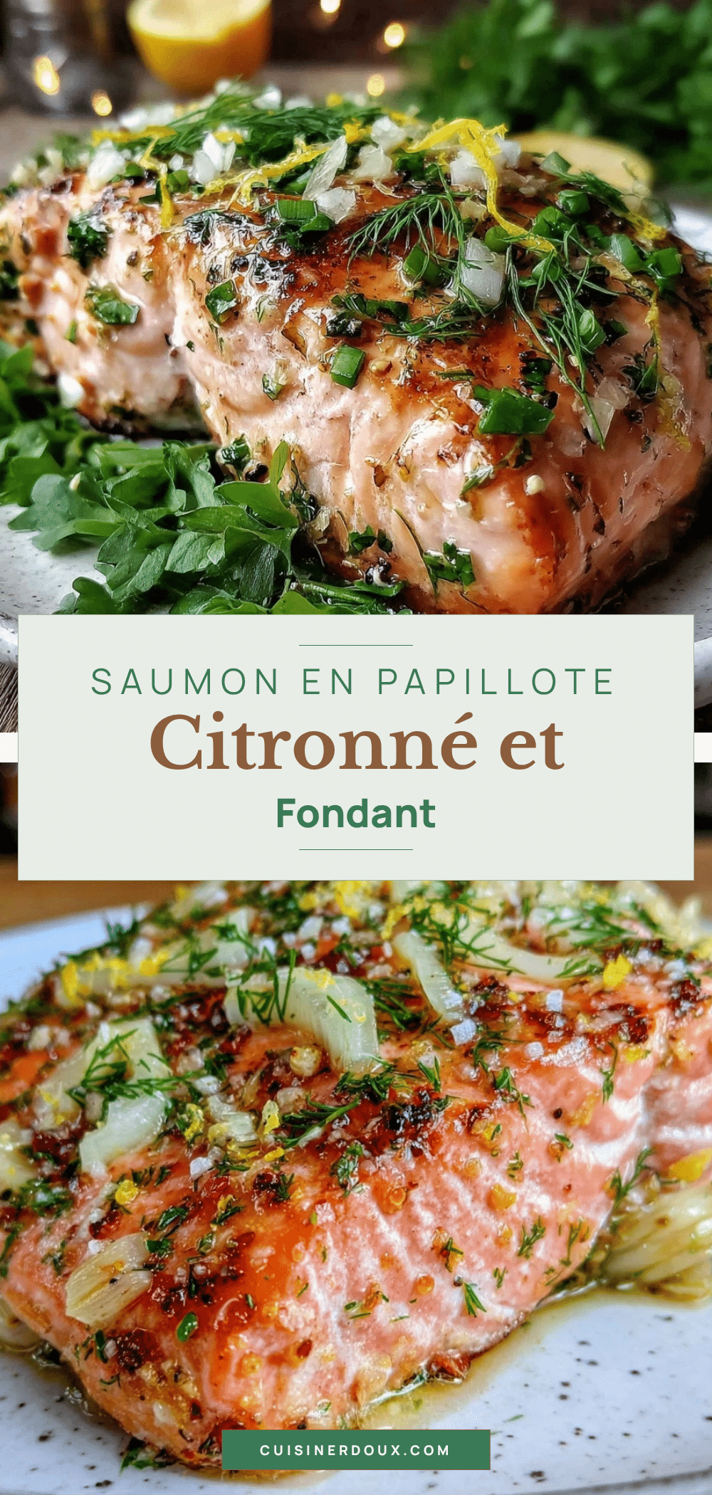 saumon en papillote au fenouil citron et aneth recipe