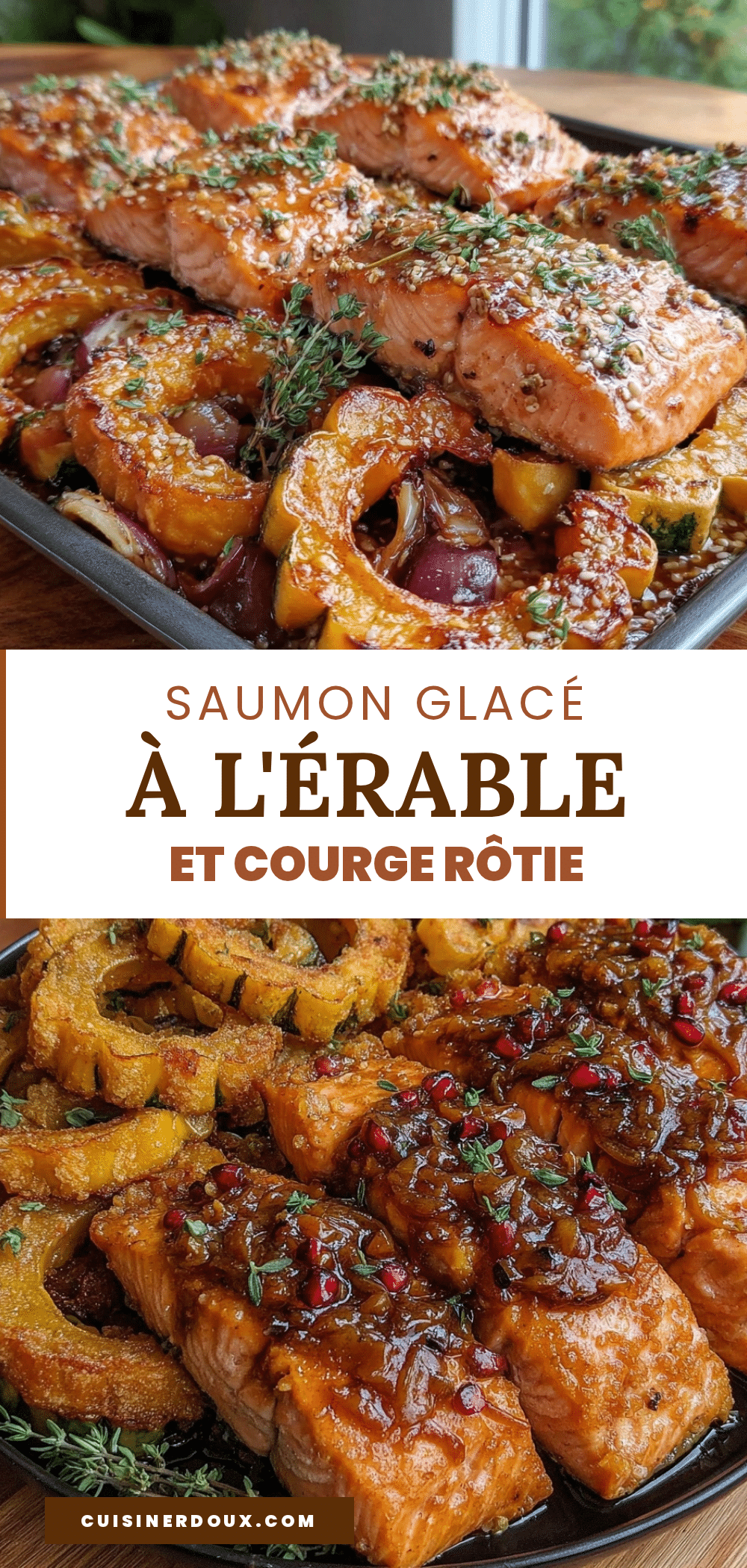 saumon glacé à l’érable recipe