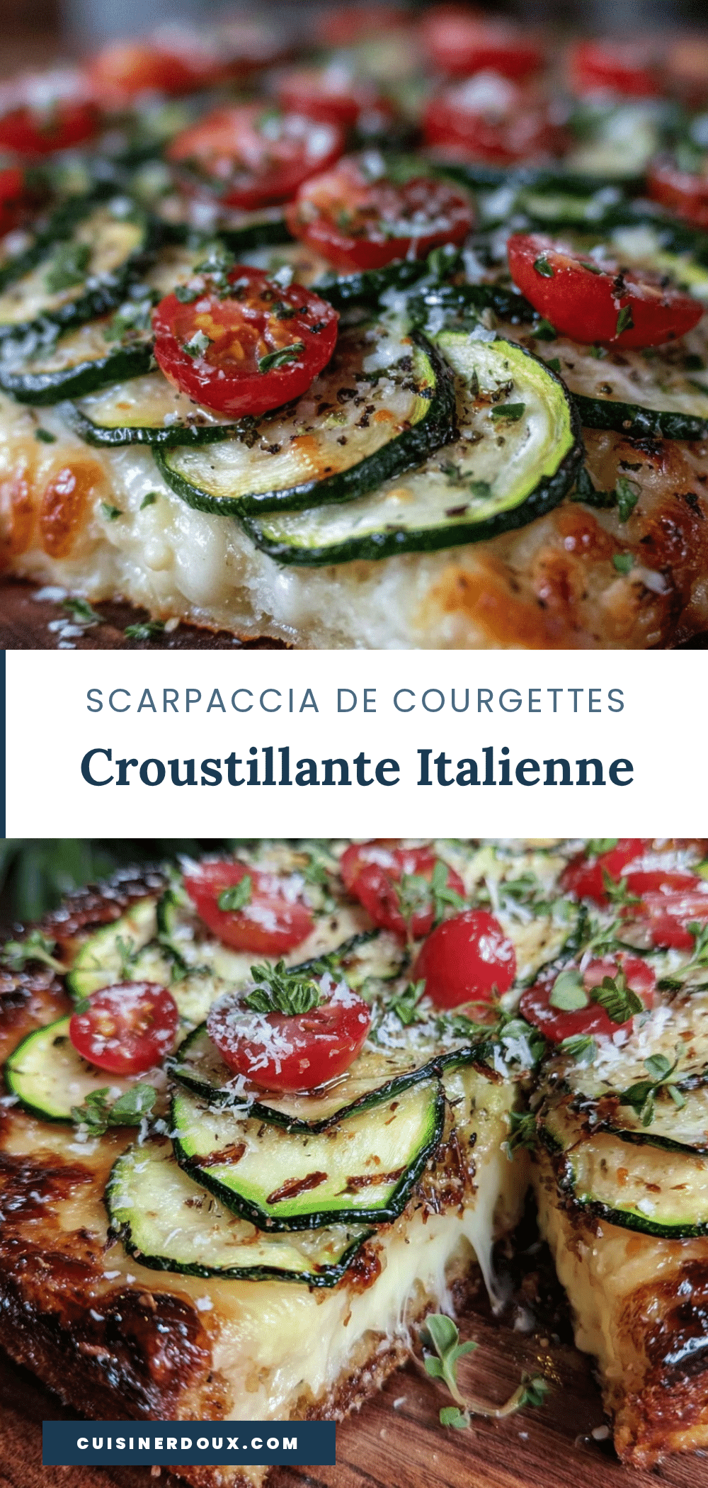 scarpaccia de courgettes à l’italienne recipe