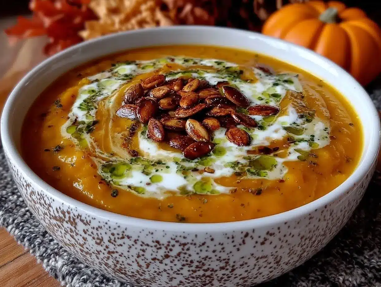 soupe de potimarron automnale preparation steps