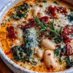 soupe toscane crémeuse aux haricots blancs - featured image