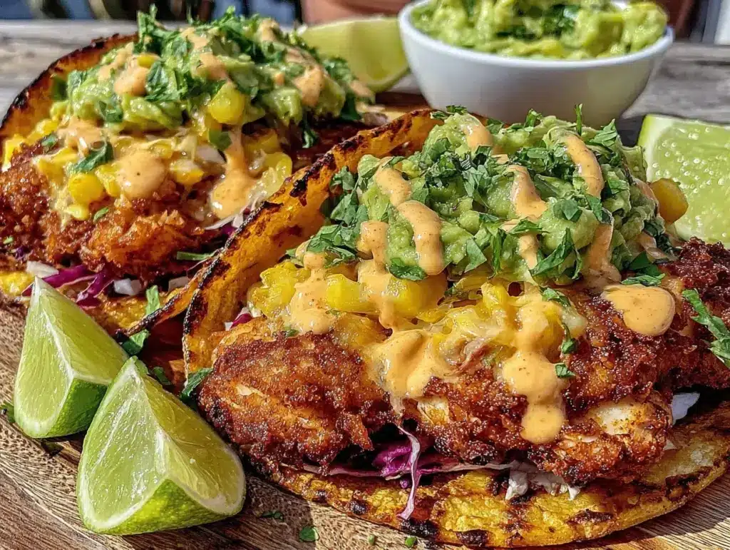 tacos croustillants poulet - featured image
